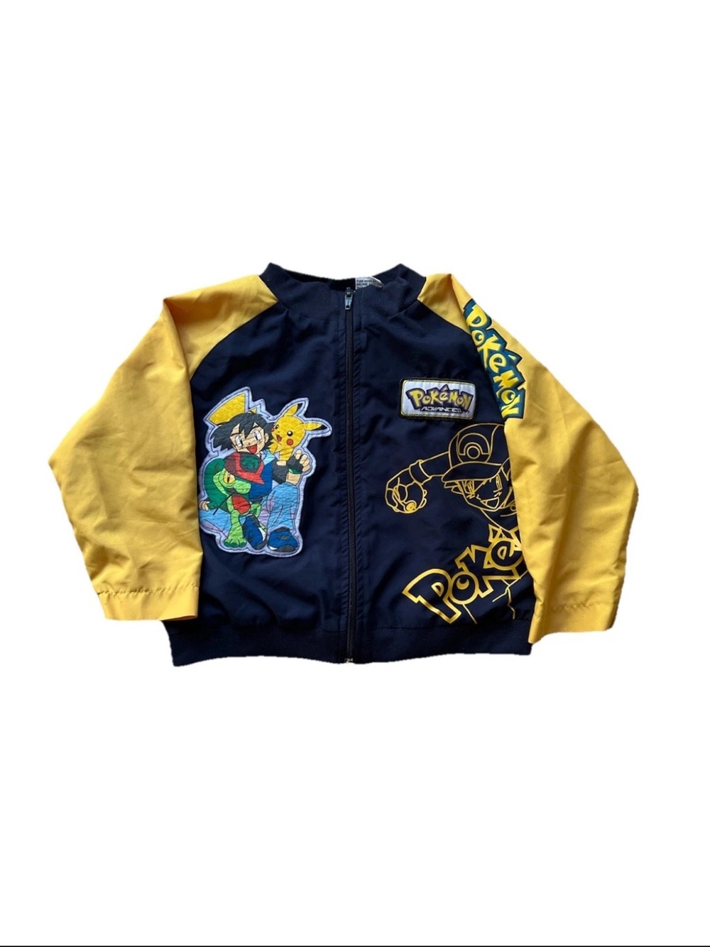 VTG Pokemon Advanced Hoenn Kids Full Zip Jacket 2T 2004 Licensed RARE